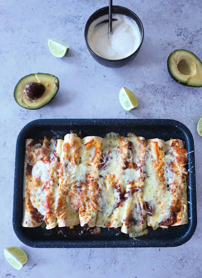 Bacon And Sweetcorn Enchiladas Recipe Cuisine Fiend